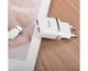 СЗУ Hoco C12 Dual USB Charger 2 USB 2.4A Output кабель Lightning White - изображение 2