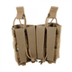 Підсумок для магазинів автомату Tasmanian Tiger 2 SGL Mag Pouch BEL M4 Mag Pouch, Khaki (TT 7109.343) - зображення 2