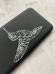 Матовий чорний чохол на Samsung Galaxy A53 4G/5G :: Колібрі (принт 123) - зображення 2