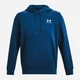 Худи утепленное мужское Under Armour Essential Fleece Hoodie 1373880-426 M Синее (196884246129) - изображение 5