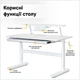 Дитячий стіл Evo-Kids TH-215 з полицею S50 XL White (TH-215 W + BD-S50 XL) - зображення 2