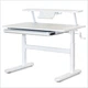 Дитячий стіл Evo-Kids TH-210 з полицею S50 XL White (TH-210 W + BD-S50 XL) - зображення 1