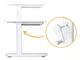 Дитячий стіл Evo-Kids TH-210 з полицею S50 XL White (TH-210 W + BD-S50 XL) - зображення 6