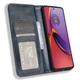 Чехол-книжка Deexe Retro Style для Motorola Moto G84 - Blue - изображение 2