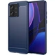 Силиконовый (TPU) чехол UniCase Carbon для Motorola Edge 40 Neo - Blue - изображение 1