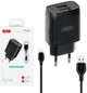 Мережевий зарядний пристрій МЗП XO L57 (2USB/2.4A) + USB-кабель - Type-C (black) - зображення 1