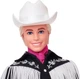 Лялька Кен Барбі Вестерн у ковбойському костюмі Barbie The Movie Ken Black and White Western Outfit (HRF30) - зображення 4