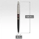 Ручка кулькова Parker JOTTER 17 Originals ARMY Black CT BP Емблема ЗСУ + Тризубець ЗСУ золот. (15632_W1015u) - изображение 3
