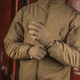 Тактичні рукавички Soft Shell Thinsulate Coyote Brown Розмір XL (сенсорні, софтшелл, непромокаючі) - зображення 1