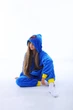 Пижама Кигуруми Детская Для Девочки Kigurumi Хаги Ваги Poppy Playtime Синий 165 - 175 см. (2055) - изображение 3