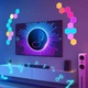 Набір настінних світильників Govee H6061 Glide Hexa Light Panels 10шт RGB Білий (B6061301) - изображение 2