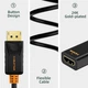 Перехідник CABLETIME mini DisplayPort - HDMI 0.2m v2.0 4K 30hz (CP21B) - зображення 3