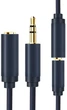 Кабель CABLETIME Audio 3.5 мм м – 3.5 мм F 1.5 м Black 3 pin (CF16J) - изображение 2