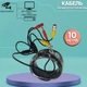 Кабель для камеры видеонаблюдения DVR 10м проводка подключения видеокамеры к регистратору, разъемы BNC+DC - изображение 1