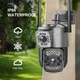 4G камера уличного видеонаблюдения двухобъективная B-Sonic SC03 2/2Мп, V380 APP, интерком, ночная съёмка, 10х Zoom + Карта памяти 64Гб - изображение 9