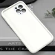 Противоударный Чехол TPU+Glass Sapphire Midnight with MagSafe для Apple iPhone 12 Pro (6.1") Белый / White - изображение 2