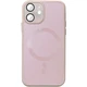 Чехол TPU+Glass Sapphire Midnight with MagSafe для Apple iPhone 12 (6.1") Розовый / Pink Sand - 00000065443_5 - изображение 1