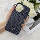 TPU чехол Bling Guard World Rock Case Diamond для Apple iPhone 15 (6.1") Navy Blue - изображение 2