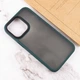 Противоударный TPU+PC Чехол Metal Buttons для Apple iPhone 14 Pro (6.1") Зеленый - изображение 4