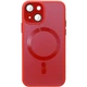 Чохол TPU+Glass Sapphire Midnight with MagSafe для Apple iPhone 15 Plus (6.7") Червоний / Red - изображение 1