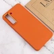 TPU чехол Bonbon Metal Style для Samsung Galaxy S24+ Оранжевый / Papaya - 00000068448_7 - изображение 4