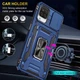 Чехол Epik Camshield Army Ring для Samsung Galaxy M53 5G Ударопрочный Синий / Navy - изображение 2
