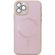 Чохол TPU+Glass Sapphire Midnight with MagSafe для Apple iPhone 14 Pro Max (6.7") Рожевий / Pink Sand - изображение 1