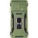 Ударостійкий чохол Camshield Army Ring для Xiaomi Poco X5 Pro 5G / Note 12 Pro 5G Оливковий / Army Green - изображение 2