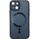 Чохол TPU+Glass Sapphire Midnight with MagSafe для Apple iPhone 15 (6.1") Чорний / Black - изображение 1