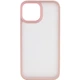 TPU+PC чохол Metal Buttons для Apple iPhone 13 (6.1") Рожевий - зображення 1