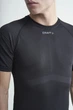 Мужская термофутболка Craft ACTIVE INTENSITY SS M 1907954 - 999995 BLACK/ASPHALT S - изображение 4