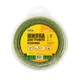 Леска для триммера бесшумная MASTERTOOL SPIRAL SQUARE 2.40 мм, 131 м, двухцветная (19-0412) - изображение 2