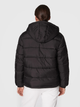 Kurtka zimowa damska Fila Titisee Reversible Oversized Puff Jacket FAW0243-80001 S Czarna (4064556333360) - obraz 4