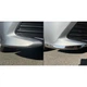 Захисні накладки на передній бампер (нижню губу) Toyota Camry 70 2018 - 2021 р. хром 3 шт. - зображення 2