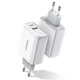 Сітчасте зарядне пристрій UGREEN CD170 38W USB-C Wall Charger EU (White) (UGR-60468) - зображення 3