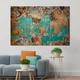 Картина карта картина в спальню офис Старая карта мира и доллары 156x100 см (A1349-3) - изображение 1