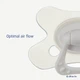 Пустышка силиконовая Difrax Dental 18+ месяцев Терракотовая (342 Brick) - изображение 3