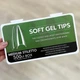Гелевые типсы Soft Gel Tips Medium Stiletto (Средний стилет свободный край) Упаковка 500 шт - изображение 1