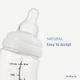 Пляшечка для годування Difrax S-Bottle Natural антиколікова із силіконовою соскою 170 мл Ice (705 Ice) - зображення 4