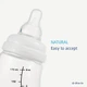 Бутылочка для кормления Difrax S-Bottle Natural антиколиковая с силиконовой соской 250 мл Caramel (706 Caramel) - изображение 4