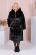 Fashions • Шуба женская Альба Fashions 64 черный (021-2/ш-бр) - изображение 1