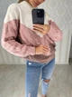 Fashions • Жіночий светр Вірджинія Fashions 44-56 пудра (331-нс) - зображення 3