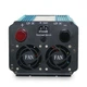 Перетворювач інвертор Wimpex Power Inverter Wimpex WX21OO 12V-220V UPS 12V-220V UPS чиста синусоїда 2000W з підзарядкою - зображення 3