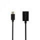 Кабель OTG Micro USB KONI STRONG KS-06 довжина 16 см чорний - зображення 3