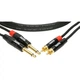 Кабель комутаційний KLOTZ KT-CJ150 MINILINK PRO TWIN CABLE BLACK 1.5 M (229816) - изображение 2