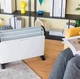 Обогреватель с терморегулятором напольный Domotec MS-5904 2000W Белый (11539) - изображение 3