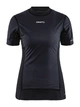 Женская термофутболка Craft ACTIVE EXTREME X WIND SS W 1909687 - 999985 BLACK/GRANITE XS - изображение 2