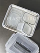 Набір контейнерів Irak Plastic Fresh Box Kombi Set із 6 шт. прозрачний сірий - зображення 3