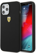 Панель Ferrari on Track Silicone для Apple iPhone 12 Pro Max Чорний (3700740483480) - зображення 1