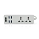 Сетевой фильтр ТВ-Т07, 2 розетки + 4 USB, 2 м, сечение 3х0,75мм, 2500W, White (21818) - изображение 2